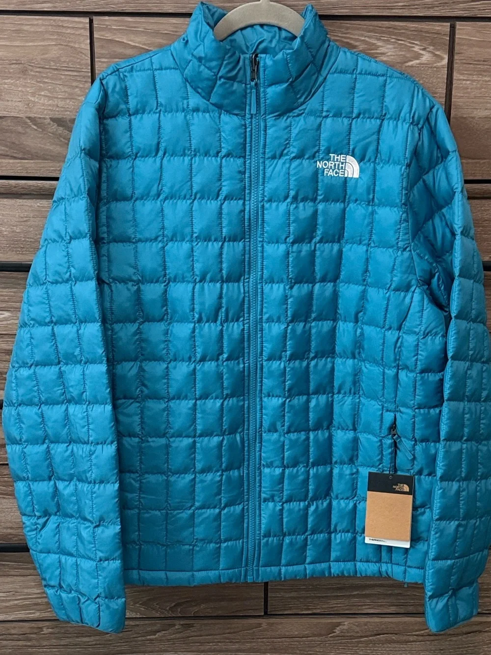 New The North Face Thermoball Insulated Jacket Size XL Digital Steel Blue